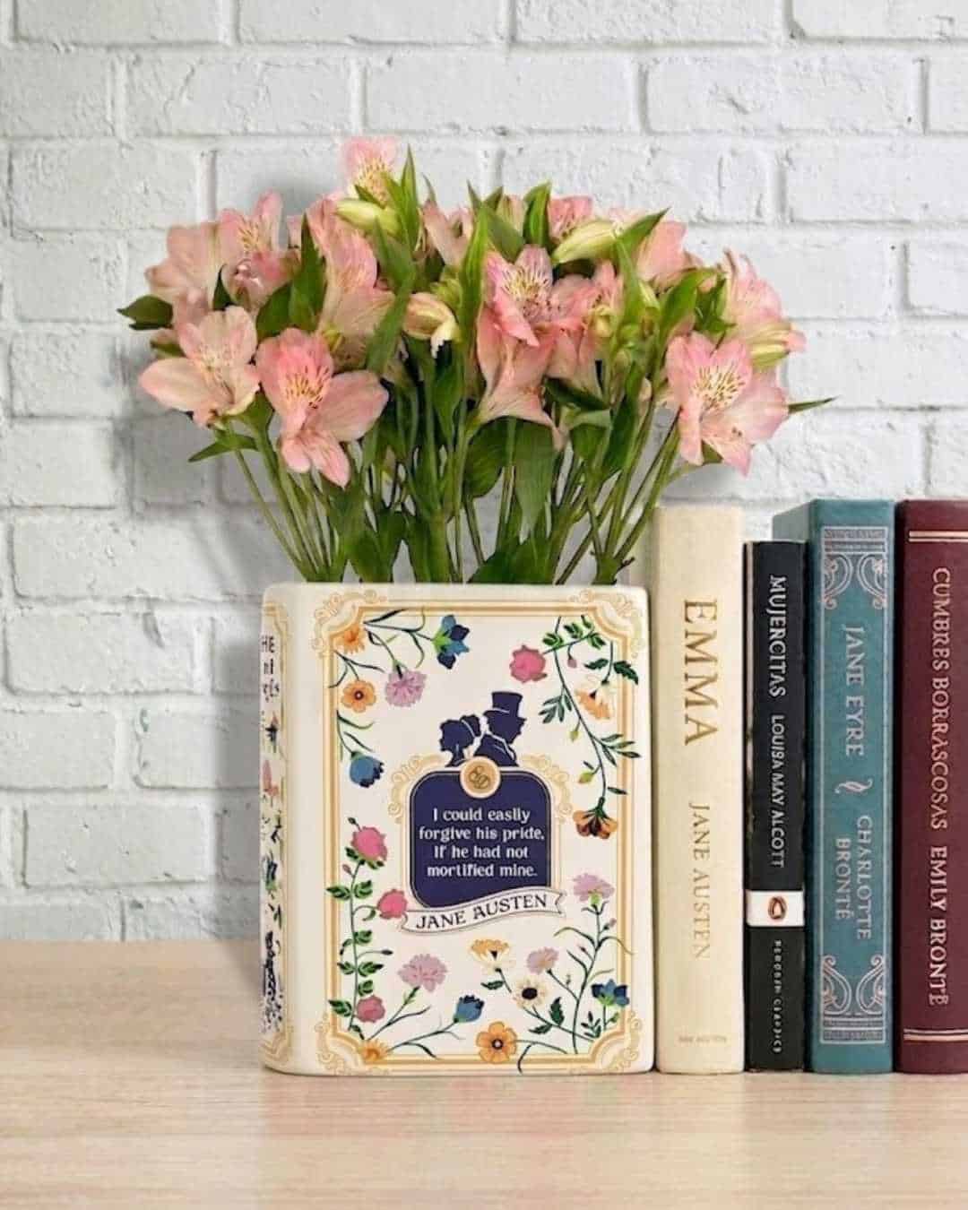 Florero Orgullo y Prejuicio