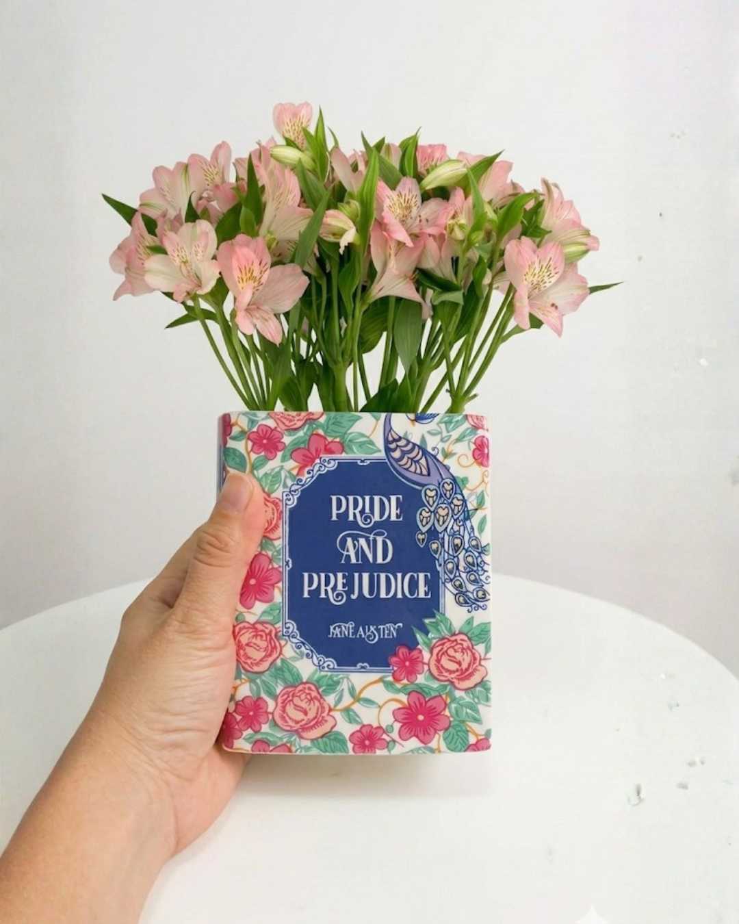 Florero Orgullo y Prejuicio